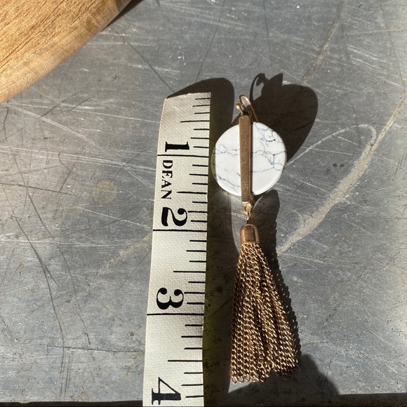 Marble necklace & earrings set - Picture 3 of 7